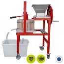 Manuelle Hausmosterei mit Obstmühle und...