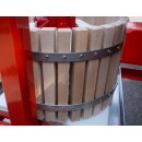 Manuelle Hausmosterei mit Obstmühle und hydraulischer Obstpresse / Korbpresse 25L, 2-In-1 Obstmühle und Presse, Stundenleistung ca 60 Liter, für Äpfel, Birnen etc., made in EU, Versand kostenfrei *