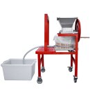 Manuelle Hausmosterei mit Obstmühle und hydraulischer Obstpresse / Korbpresse 25L, 2-In-1 Obstmühle und Presse, Stundenleistung ca 60 Liter, für Äpfel, Birnen etc., made in EU, Versand kostenfrei *
