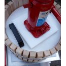 Manuelle Hausmosterei mit Obstmühle und hydraulischer Obstpresse / Korbpresse 25L, 2-In-1 Obstmühle und Presse, Stundenleistung ca 60 Liter, für Äpfel, Birnen etc., made in EU, Versand kostenfrei *