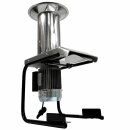 Set ideal für ca. 300kg Äpfel: Obstpresse manuell hydraulisch, 23 Liter Kelter, lebensmittel-berührende Teile aus Edelstahl, Fischer OPRAH23 + Obstmühle Fruit-Shark als Lagerverkauf Set-Angebot