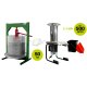 Set ideal für ca. 500kg Äpfel: Obstpresse + Obstmühle Angebot: Obstpresse manuell hydraulisch, 50 Liter Kelter, lebensmittel-berührende Teile  Edelstahl, Fischer OPRAH50 Apfelpresse / Beerenpresse + Obstmühle Fruit-Shark (Versand kostenfrei*)
