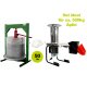 Set ideal für ca. 500kg Äpfel: Obstpresse + Obstmühle Angebot: Obstpresse manuell hydraulisch, 50 Liter Kelter, lebensmittel-berührende Teile  Edelstahl, Fischer OPRAH50 Apfelpresse / Beerenpresse + Obstmühle Fruit-Shark (Versand kostenfrei*)