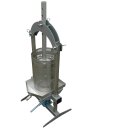 Obstmühle + Obstpresse Set-Angebot - ideal für ca.150-200kg Äpfel: Obstpresse hydraulisch Edelstahl: 18 Liter  Obstpresse / Beerenpresse / Apfelpresse  OPRIH18 incl. Presstuch + elektrische Obstmühle Fruit-Shark (versandkostenfrei)*