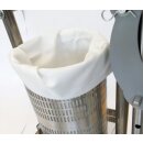 Obstmühle + Obstpresse Set-Angebot - ideal für ca.150-200kg Äpfel: Obstpresse hydraulisch Edelstahl: 18 Liter  Obstpresse / Beerenpresse / Apfelpresse  OPRIH18 incl. Presstuch + elektrische Obstmühle Fruit-Shark (versandkostenfrei)*