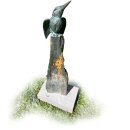 Gartendeko Figur: Bronzefigur Garten, Eisvogel...
