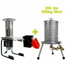 Fruit Shark + Fischer Hydropresse 20 Liter