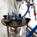 Profi Vakuum Flaschen-Abfüllgerät 9380-Mignon, 6-stellig, 4x 14mm Standard + 2x Mignon Flaschen-Ventile , 600 Fl./Std., Vakuumabfüller für flüssige Medien und Speise-Öl, made in EU (Versand kostenfrei*)
