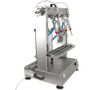 Profi Vakuum Flaschen-Abfüllgerät 9380-Mignon, 6-stellig, 4x 14mm Standard + 2x Mignon Flaschen-Ventile , 600 Fl./Std., Vakuumabfüller für flüssige Medien und Speise-Öl, made in EU (Versand kostenfrei*)