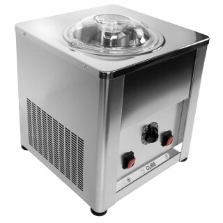 High-End Profi Eismaschine: Exklusive, kompakte und handgefertigte Eismaschine C1500, mit Kompressor, komplett aus Edelstahl, 30 kg schwer - extrem robust, Profi-Gerät ideal für Labor  oder Haushalt, 1500g Füllmenge, im Dauerbetrieb 3 kg/Std., made in EU