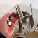 High-End Profi Eismaschine: Exklusive, kompakte und handgefertigte Eismaschine C1500, mit Kompressor, komplett aus Edelstahl, 30 kg schwer - extrem robust, Profi-Gerät ideal für Labor  oder Haushalt, 1500g Füllmenge, im Dauerbetrieb 3 kg/Std., made in EU