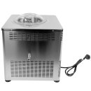 High-End Profi Eismaschine: Exklusive, kompakte und handgefertigte Eismaschine C1500, mit Kompressor, komplett aus Edelstahl, 30 kg schwer - extrem robust, Profi-Gerät ideal für Labor  oder Haushalt, 1500g Füllmenge, im Dauerbetrieb 3 kg/Std., made in EU