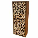 YERD CortenBOX 150: Cortenstahl Beet-Einfassung 150x60x3, 35cm Hochbeet aus echtem 1,6mm Corten-Stahl (!), Farbe Rost-Patina, verschweißt - nicht verschraubt, witterungs-beständig,  auch stehend als Brennholz-Regal verwendbar  (Versand kostenfrei*)