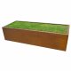 YERD CortenBOX 150: Cortenstahl Beet-Einfassung 150x60x3, 35cm Hochbeet aus echtem 1,6mm Corten-Stahl (!), Farbe Rost-Patina, verschweißt - nicht verschraubt, witterungs-beständig,  auch stehend als Brennholz-Regal verwendbar  (Versand kostenfrei*)