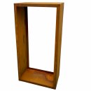 YERD CortenBOX 120: Cortenstahl Beet-Einfassung 120x60x35cm, 35cm Hochbeet, echter 1,6mm Corten-Stahl (!),Farbe Rost-Patina, verschweißt - nicht verschraubt, witterungs-beständig, kann auch stehend als Brennholz-Regal verwendet werden