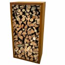 YERD CortenBOX 120: Cortenstahl Beet-Einfassung 120x60x35cm, 35cm Hochbeet, echter 1,6mm Corten-Stahl (!),Farbe Rost-Patina, verschweißt - nicht verschraubt, witterungs-beständig, kann auch stehend als Brennholz-Regal verwendet werden