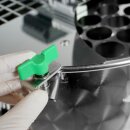 Edelstahl Marmeladentopf mit Rührwerk, Kochtopf 75 Liter, 1" Zoll Boden-Ausguß, mit integriertem Thermometer, ideal für Gasbefeuerung geeignet, made in EU (Versand kostenfrei *)