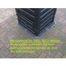 ECO-Master Komposter 450 L, schwarz INKL. Bodengitter
