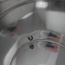 Edelstahl Gärfass für Bier und Most 150 L, offen mit austauschbaren Edelstahldeckel und Silikonring-Dichtung,  inkl. Gärspund und Auslaufhahn, hergestellt in Europa