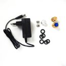 Elektrische 12 Liter Akku Rückenspritze / Unkrautspritze VOLPI VBE Elektron, 3 bar Druck, 12V 6Ah (72 Wh) Akku INKL. Transportwagen