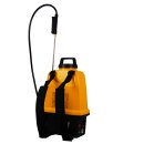 Elektrische 12 Liter Akku Rückenspritze / Unkrautspritze VOLPI VBE Elektron, 3 bar Druck, 12V 6Ah (72 Wh) Akku INKL. Transportwagen