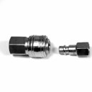 Zubehör / Ersatzteil YERD Luftschlauchtrommel Adapter - Druckluft Schnellkupplung männlich (OHNE weibliches Teil) 1/4" Zoll