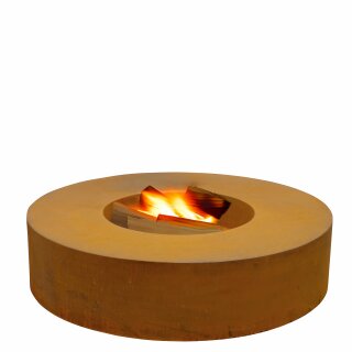 YERD Feuerschale / Feuerstelle CALDERA 100 - aus  echtem Corten-Stahl,  wärmendes Lagerfeuer / Terrassenheizung - Objekt  im modernen  und stilvollen Design (Versand kostenfrei*)