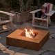 YERD Feuerschale / Feuerstelle VULCAN 100 - aus  echtem Corten-Stahl,  wärmendes Lagerfeuer / Terrassenheizung - Objekt im modernen  und stilvollen Design (Versand kostenfrei*)