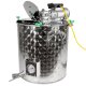 Edelstahl Marmeladentopf mit Rührwerk, Kochtopf 35 Liter, 1" Zoll Boden-Ausguß, mit integriertem Thermometer, ideal für Gasbefeuerung, made in EU (Versand kostenfrei *)