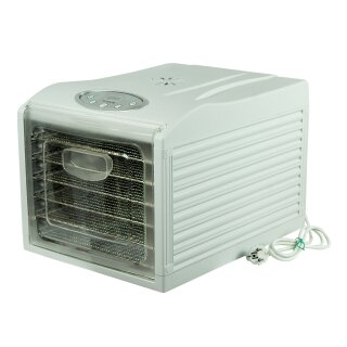 Dörrgerät Frutty, trocknen von Obst und Gemüse, mit digitalem Temperaturregler und Timer, Temperatur-Bereiche von 35°C bis 70°C,