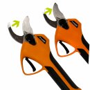 Profi Akkuschere Weinbau und Baumschnitt: Volpi PV400 elektrische Profi-Rebschere, mit SAMSUNG Lithium-Batterie 44 Volt 2,9 Ah (127,6 Wh), 3cm Ø Schnittstärke, 2 Schnittprogramme, bürstenloser Motor (Versand kostenfrei*)