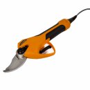 Profi Akkuschere Weinbau und Baumschnitt: Volpi PV400 elektrische Profi-Rebschere, mit SAMSUNG Lithium-Batterie 44 Volt 2,9 Ah (127,6 Wh), 3cm Ø Schnittstärke, 2 Schnittprogramme, bürstenloser Motor (Versand kostenfrei*)