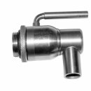 Edelstahlkannen geschweißt:  Fischer Polish-Line Edelstahlkanne in verschiedenen Ausführungen mit Zubehör, von  3L, 10L, 15L, 30L, 50L, 75L bis 100L 5 Liter Edelstahl Kugelhahn 1/2"