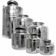 Edelstahlkannen geschweißt:  Fischer Polish-Line Edelstahlkanne in verschiedenen Ausführungen mit Zubehör, von  3L, 10L, 15L, 30L, 50L, 75L bis 100L 20 Liter ohne Hahn