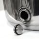 Edelstahlkannen geschweißt:  Fischer Polish-Line Edelstahlkanne in verschiedenen Ausführungen mit Zubehör, von  3L, 10L, 15L, 30L, 50L, 75L bis 100L 25 Liter mit Premium V2A Kugelhahn 1/2"