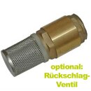 Ansaugkorb / Saugfilter für Wasserpumpen, aus Metall, 1 Zoll DN 25 mm, Außengewinde,  1" AG