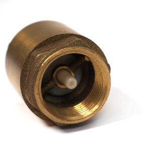 ZHIYUQL 2 Stück Messing Rückschlagventil 3/4 Zoll - Innengewinde/Außengewinde Für Wasserleitung