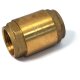 Rückschlagventil 3/4" Zoll Rückschlagklappe, Innengewinde, Messing, für Wasser IG 3/4" 19mm, ohne Saugkorb