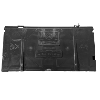 Ersatzteil: 1 Deckelhälfte für ECO-KING Komposter 400 L, schwarz