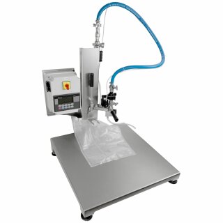 Bag-in-Box und Kanister Abfüller: Fischer 535 Spezial, mit  digit. Durchlaufmesser, Abfüllgerät für Saft (optional Speiseöl oder Wein/Most), präzise Getränke-Zapfsäule mit hoher Durchsatz-Menge, beliebige externe Pumpe möglich  (Versand kostenfrei *)