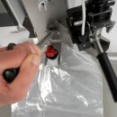 Bag-in-Box und Kanister Abfüller: Fischer 535 Spezial, mit  digit. Durchlaufmesser, Abfüllgerät für Saft (optional Speiseöl oder Wein/Most), präzise Getränke-Zapfsäule mit hoher Durchsatz-Menge, beliebige externe Pumpe möglich  (Versand kostenfrei *)
