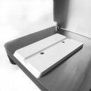 Vakuum-Abfüller elektrisch mit 1 Abfüll-Stationen, 8mm Mignon Füllstutzen Edelstahl, für kleine Flaschen / Flakons / Apotheker-Flaschen, bis 80°C  (Versand kostenfrei *)