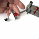 Vakuum-Abfüller elektrisch mit 1 Abfüll-Stationen, 8mm Mignon Füllstutzen Edelstahl, für kleine Flaschen / Flakons / Apotheker-Flaschen, bis 80°C  (Versand kostenfrei *)