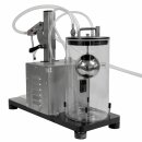 Vakuum-Abfüller elektrisch mit 1 Abfüll-Stationen, 8mm Mignon Füllstutzen Edelstahl, für kleine Flaschen / Flakons / Apotheker-Flaschen, bis 80°C  (Versand kostenfrei *)