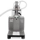 Vakuum-Abfüller elektrisch mit 1 Abfüll-Stationen, 8mm Mignon Füllstutzen Edelstahl, für kleine Flaschen / Flakons / Apotheker-Flaschen, bis 80°C  (Versand kostenfrei *)