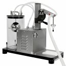 Vakuum-Abfüller elektrisch mit 1 Abfüll-Stationen, 8mm Mignon Füllstutzen Edelstahl, für kleine Flaschen / Flakons / Apotheker-Flaschen, bis 80°C  (Versand kostenfrei *)