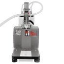Vakuum-Abfüller elektrisch mit 1 Abfüll-Stationen, 8mm Mignon Füllstutzen Edelstahl, für kleine Flaschen / Flakons / Apotheker-Flaschen, bis 80°C  (Versand kostenfrei *)
