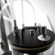 Vakuum-Abfüller elektrisch mit 1 Abfüll-Stationen, 8mm Mignon Füllstutzen Edelstahl, für kleine Flaschen / Flakons / Apotheker-Flaschen, bis 80°C  (Versand kostenfrei *)