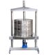 Obstpresse manuell hydraulisch: Edelstahl,  50 Liter Obstpresse / Beerenpresse (Traubenpresse)  / Honigpresse / Apfelpresse OPRIH51, manuell hydraulisch, 5t Pressdruck, verbesserstes Modell v2024 (versandkostenfrei)*