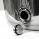 Edelstahlkannen Fischer Polish-Line 15 Liter Edelstahlkanne  für Trink-Wasser V4A Kugelhahn 1/2"